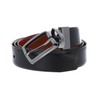 Joop! Men's Leather Belt Reversible Belt Black/Blue 7934, Black-cognac