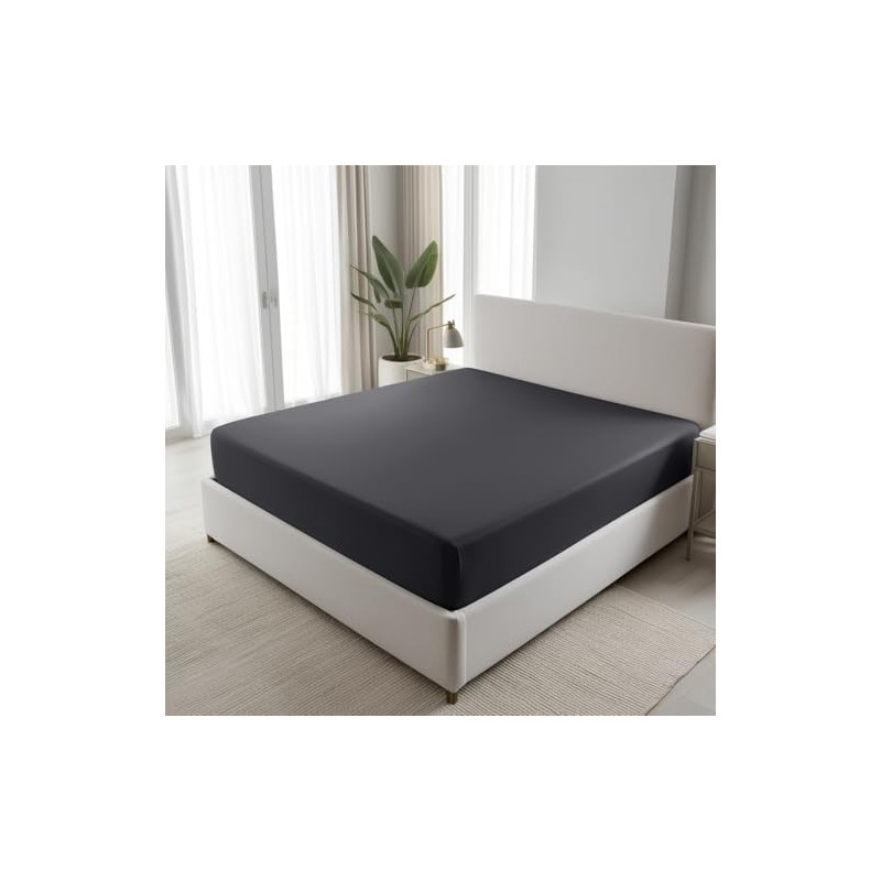 200 Thread Count 100% Egyptian Cotton Fitted Sheet - Extra