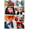 qinqilanqi-S Retro Rimless Heart Glasses Heart Shaped Party Glasses Wedding