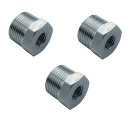 3pcs /Pack Stainless Steel 304 Hex Reducing Bushing Pipe Fitting Reducer Bushing 3/4 NPT Male x 1/4 NPT Female