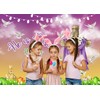 Alltten 6X4FT Easter Backdrop He is Risen Easter Banner Backdrop