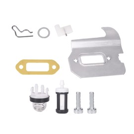 Mikatesi 4238-140-0611 Exhaust Muffler Replacement Kit with 0000-195-7200 Starter Recoil Pawl for Stihl TS410 TS420 Cut-Off Concrete Saw Replaces Parts 4238 140 0611