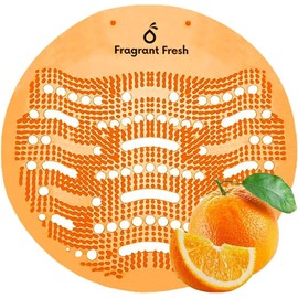 Urinal Screen Deodorizer (50Pack) Anti Splash Long Lasting Fragrance Urinal Cakes Eliminate odours Keeps Bathroom fresh- For Public and Private restrooms-Multiple Use-Orange Citrus