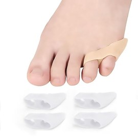 MADIOLA - Separador de dedo meñique, Enderezador dedo meñique, cojín para dedo pequeño, Aliviar El Dolor De Dedo Meñique - 2 Pares