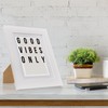 Fabian Clarke London® 10x8 Modern White Wooden Picture Photo Frame