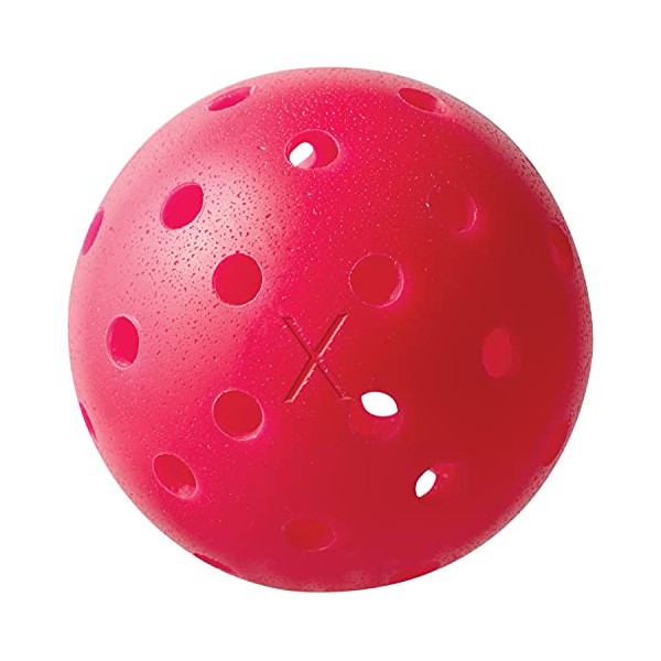 Franklin Sports X-40 Pickleballs - Outdoor Pickleballs - 3 Pack - USA PICKLEBALL APPROVED - Pink - Official Ball of US Open Pickleball Championships