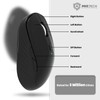 MKETech Electronics Wireless Computer Mouse - Full-Size 2.4G USB Receiver