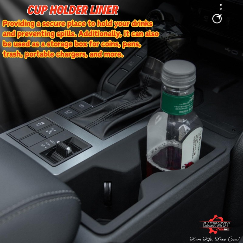 Center Console Cupholder Insert for 2025 2024 Toyota Land Cruiser