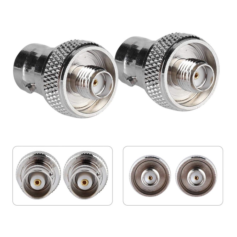 BNC Female Adapter, 2 Pieces SMA Female to BNC Female