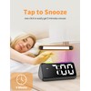 Netzu Digital Alarm Clock Children with Light, Colourful LED Display,