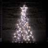 Lights4fun Christmas Outdoor 160 Dual Colour LED Shooting Star Hanging