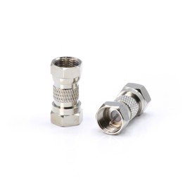 THE CIMPLE CO Cable Extension Coupler for Coaxial Cables - 10 Pack - F81 (Male to Male) 3GHz Satellite, Cable TV, and Cable Internet Rated