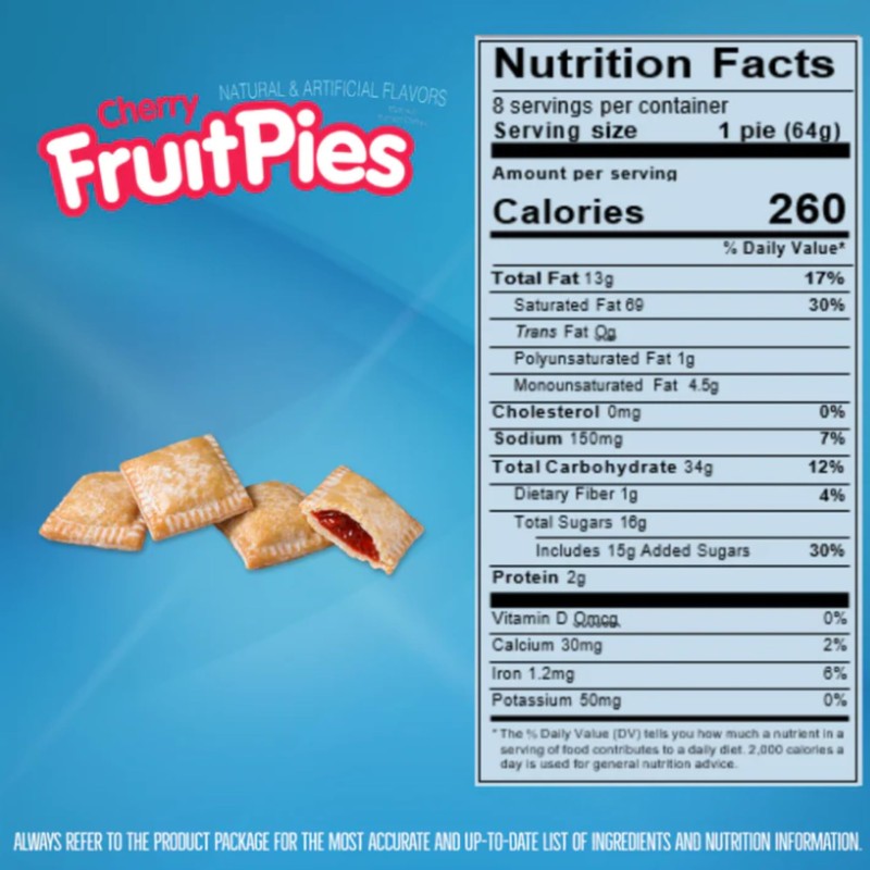 Drake's by Hostess 8 ct Cherry Fruit Pies 16 oz