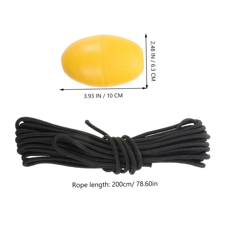 BESPORTBLE Easy Attachment Boat Tow Rope Hook Ball Float Rope