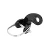 Motoforti Bicycle Trailer Coupler Attachment Trailer Hitch Silver Tone Black