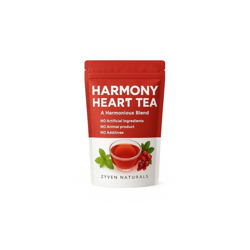 Zyzven Naturals Harmony Heart Loose Leaf Tea – 60g Herbal