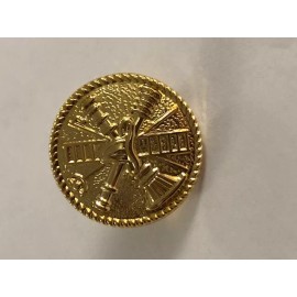 Smith & Warren raised Fire Scramble Seal collar insignia-C196-