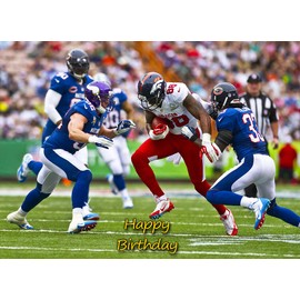American Football Birthday Card