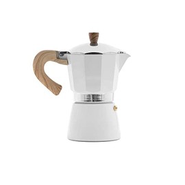 Cafetera Express HOLA Colour White Aluminium 6