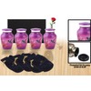 BOLD & DIVINE Small Purple Hummingbird Keepsake Urns | For