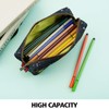 Space Student Canvas Pencil Pen Case Stationary Fall Make Up