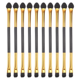 FRCOLOR 20pcs Double Ended Eyeshadow Brush Eye Smudger Sponge Makeup Brush Eyeliner Brush Eye Makeup Eye Shadow Brush for Makeup Miss Artificial Fiber Double Sided Makeup Tools