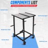 FEBTECH Dumbbell Stand & Weight Plate Tree – Steel Dumbbell