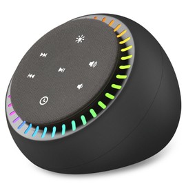 DreamSky Sound Machine for Sleep, White Noise for Sleeping Adults & Baby, Brown Noise Fan for Office Privacy & Noise Canceling, 26 Sounds & RGB Night Light, USB-C Powered for Home Travel