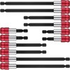 Honoson 12 Pcs Drill Bit Extension Magnetic Drill Extension Bit