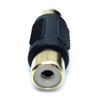 RCA to RCA Coupler Adapter, Socket to Socket for Audio