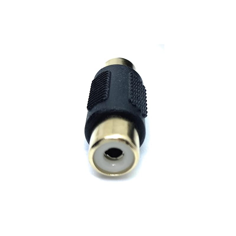 RCA to RCA Coupler Adapter, Socket to Socket for Audio