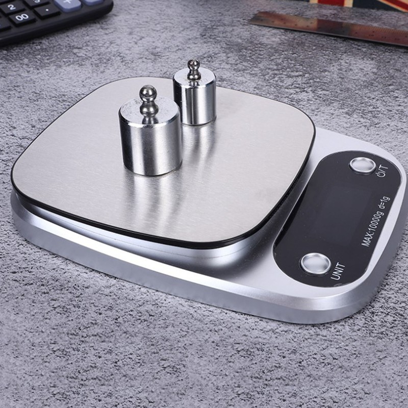Electronic Gram Scale Stainless Steel Digital Display Food Weight Scale