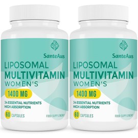 Liposomal Multivitamin for Women 50+ with Iron, 120 Capsules, 2 Pack