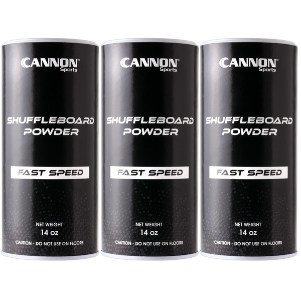 Cannon Sports Shuffleboard Powder - Premium Shuffleboard Wax with Granular