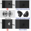 BLIKA 100 Pack 30 Degree Cable Railing Rubber Grommets for
