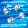 VGACETI Titanium Earrings, Hypoallergenic Screw Back G23 Implant Grade for