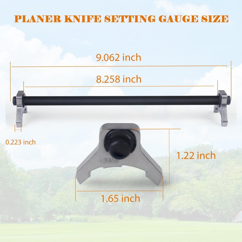IWIWE Portable Planer Knife Setting Gauge Replacement for Delta 22-540