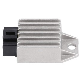 Motorcycle Voltage Regulator, Motorcycle Regulator Rectifier 12 V 4 Pin Motorcycle Power Supply Front Suitable for Scooter Moped All-Terrain Vehicle Gokart Buggy Equipped with Gy6 Motor 50cc to 150cc