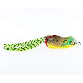 Scum Frog Launch Frog Long-Casting Topwater Bass Fishing Hollow Body Frog Lure with Weedless Hooks, Bullfrog