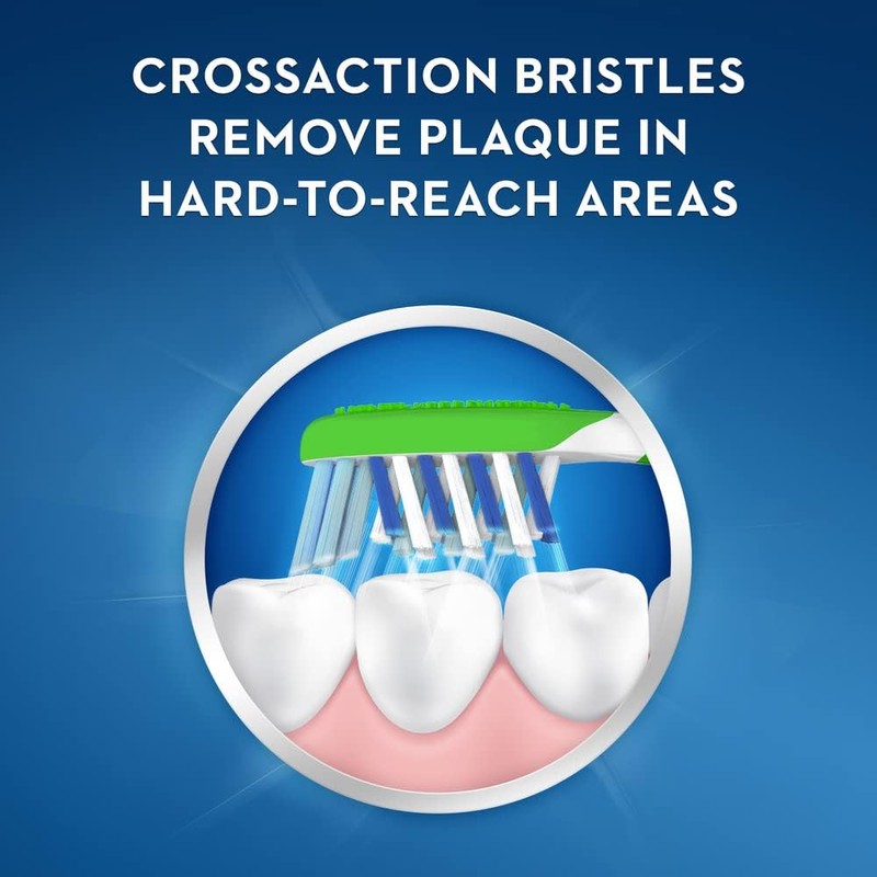 Oral-B Cross Action Kids Toothbrush, Soft Bristles, Ages 6+, 1