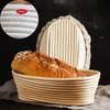 Proofing Basket Set, Proofing Basket for Bread Baking, 23 cm