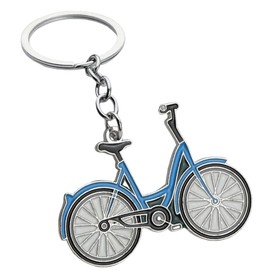 1 Piece Blue Keychain,Cute Road Bike Keychain,Stainless Steel Bicycle Keychain,Car Keychain,Accessories Pendant for Women and Girls,Bike