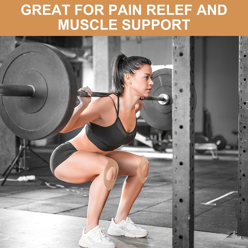 10 PCS Kinesiology Tape Pre Cut Kinetic Tape Knee for