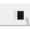 Nakabayashi CTDP-2L-120-D File, Ultra Transparent Pocket Album, Black Mat, 2L