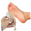 Ipetboom 2pcs Dual-Sided Foot Scrubber with Pumice Stone and Fingernail
