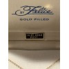 Felice Vintage Felice 14K Yellow Gold Filled Cube Pendant Earrings