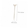 Healeved 30pcs Y-shaped Lash Brush Tool for Eyelash Perming and