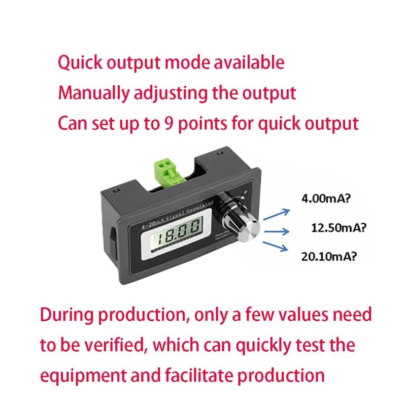 Jadeshay Signal Generator 4-20 mA High Accuracy Signal Generator Module