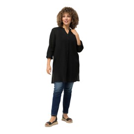 Ulla Popken Women's Shirt Blouse, black