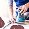 225mm Sanding Discs 80/120 Grit, 30Pcs 225mm Sandpaper Sheet 8